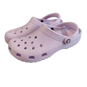 Purple Lavender Crocs Classic Clogs Men's 9 Women's 11